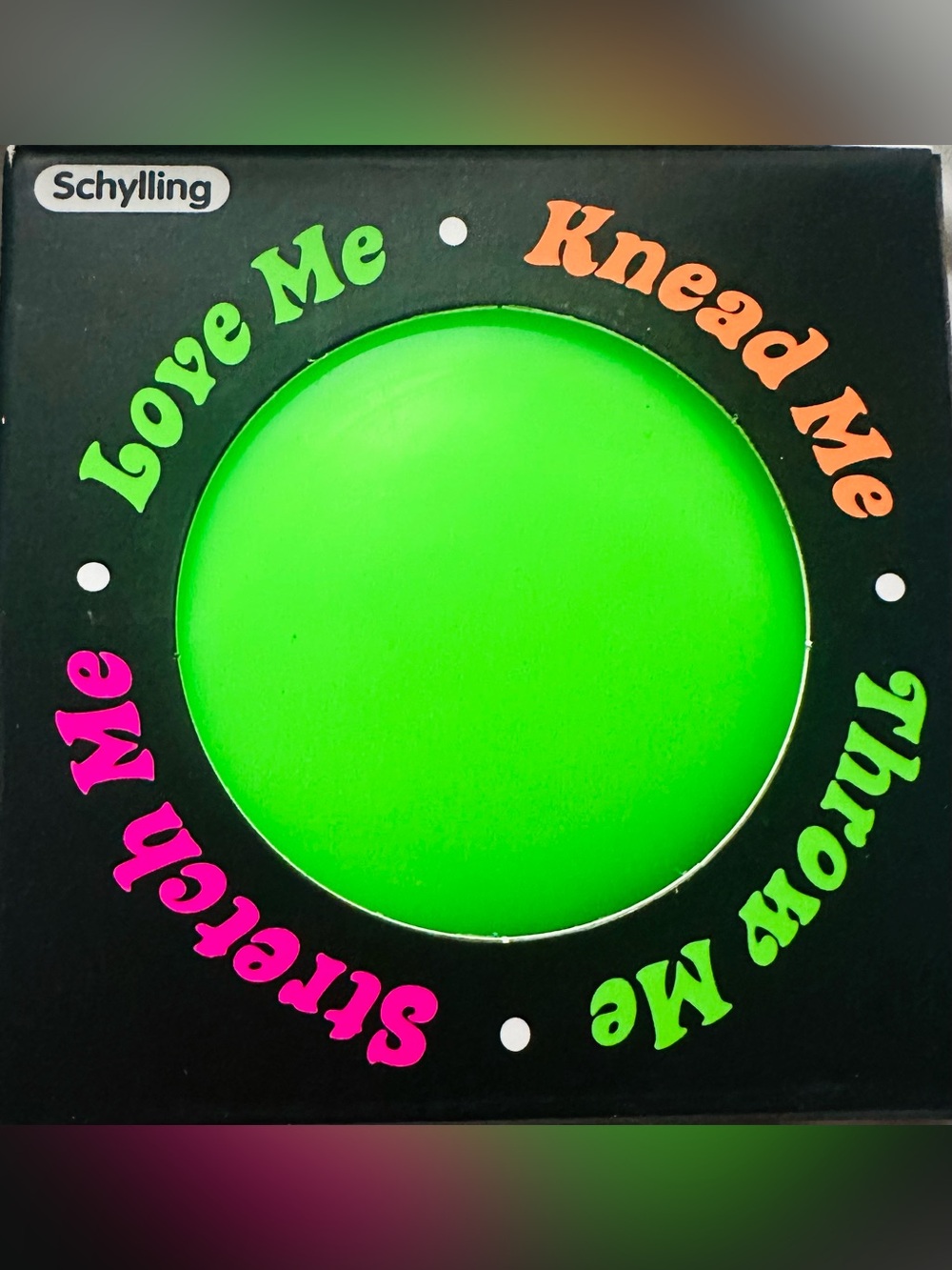 Schylling Neon Green Squishy - NeeDoh